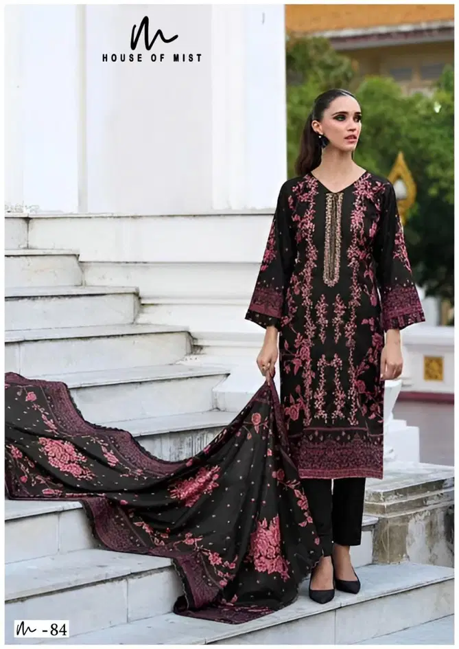 Ghazal Vol 9 By House Of Mist Printed Cotton Dress Material Exporters In India